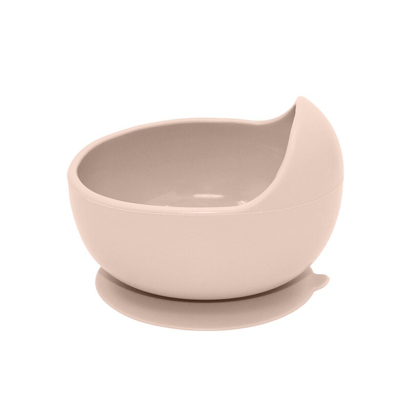 Bol, Petite&Mars, Take&Match, Din silicon, Cu ventuza, Fara BPA, 6 luni+, 350 ml, Bej