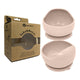 Bol, Petite&Mars, Take&Match, Din silicon, Cu ventuza, Fara BPA, 6 luni+, 350 ml, Bej