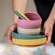 Bol, Petite&Mars, Take&Match, Din silicon, Cu ventuza, Fara BPA, 6 luni+, 350 ml, Verde Inchis