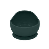 Bol, Petite&Mars, Take&Match, Din silicon, Cu ventuza, Fara BPA, 6 luni+, 350 ml, Verde Inchis