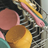 Bol, Petite&Mars, Take&Match, Din silicon, Cu ventuza, Fara BPA, 6 luni+, Ocru