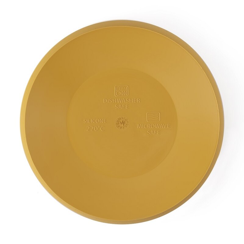 Bol, Petite&Mars, Take&Match, Cu ventuza, Silicon, Fara BPA, 450 ml, 6 luni+, Galben - gogobaby.ro