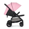 Carucior sport, Petite&Mars, Airwalk, Pliabil, Cu suport pentru picioare reglabil in 3 pozitii, Capotina extensibila, 6 luni+, Pana la 22 kg, Conform cu standardul european de securitate EN 1888-2:2020, Roz