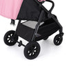 Carucior sport, Petite&Mars, Airwalk, Pliabil, Cu suport pentru picioare reglabil in 3 pozitii, Capotina extensibila, 6 luni+, Pana la 22 kg, Conform cu standardul european de securitate EN 1888-2:2020, Roz