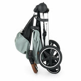Carucior sport, Petite&Mars, Royal, Include husa pentru scaun, husa pentru picioare, geanta pentru scutece si capotina extensibila, Cu fereastra, Impermeabila, Cu SPF 50, Aluminiu, 0-22 kg, 111 x 57 x 86 cm, Mature Olive