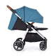 Carucior sport, Petite&Mars, Royal, Include husa pentru scaun, husa pentru picioare, geanta pentru scutece si capotina extensibila, Cu fereastra, Impermeabila, Cu SPF 50, Aluminiu, 0-22 kg, 111 x 57 x 86 cm, Ocean Blue