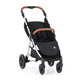 Carucior sport, Petite&Mars, Royal, Include husa pentru scaun, husa pentru picioare, geanta pentru scutece si capotina extensibila, Cu fereastra, Impermeabila, Cu SPF 50, Aluminiu, 0-22 kg, 111 x 57 x 86 cm, Ocean Blue