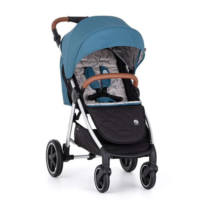 Carucior sport, Petite&Mars, Royal, Include husa pentru scaun, husa pentru picioare, geanta pentru scutece si capotina extensibila, Cu fereastra, Impermeabila, Cu SPF 50, Aluminiu, 0-22 kg, 111 x 57 x 86 cm, Ocean Blue - gogobaby.ro