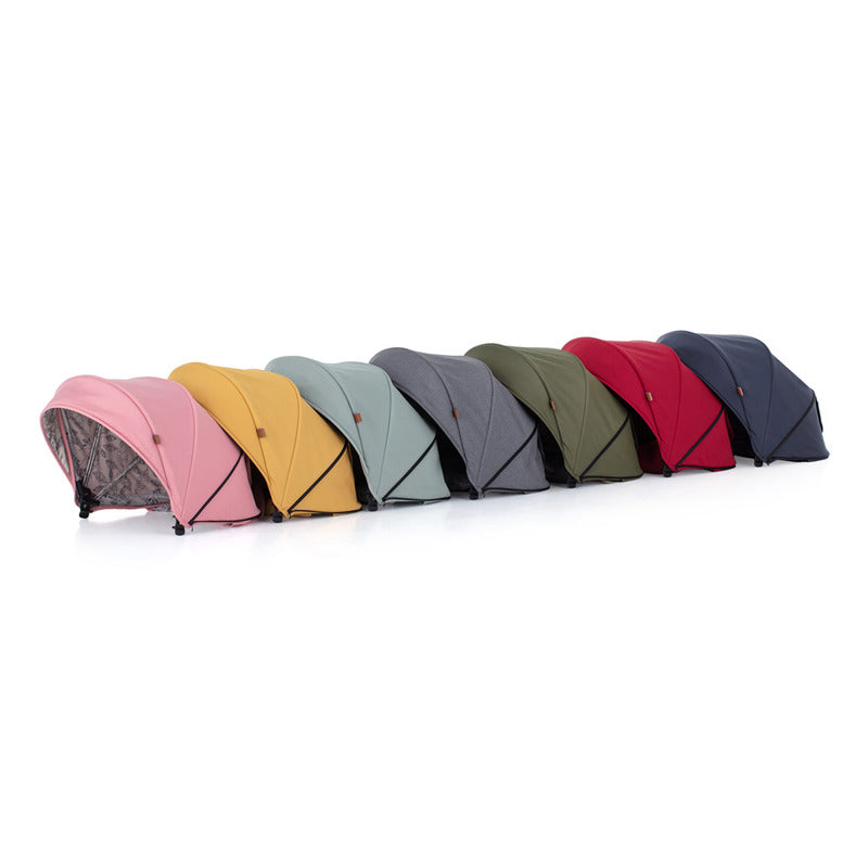 Carucior sport, Petite&Mars, Royal, Include husa pentru scaun, husa pentru picioare, geanta pentru scutece si capotina extensibila, Cu fereastra, Impermeabila, Cu SPF 50, Aluminiu, 0-22 kg, 111 x 57 x 86 cm, Ocean Blue