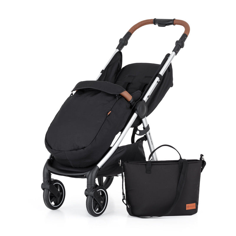 Carucior sport, Petite&Mars, Royal, Include husa pentru scaun, husa pentru picioare, geanta pentru scutece si capotina extensibila, Cu fereastra, Impermeabila, Cu SPF 50, Aluminiu, 0-22 kg, 111 x 57 x 86 cm, Ocean Blue - gogobaby.ro