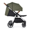 Carucior sport, Petite&Mars, Royal, Include husa pentru scaun, husa pentru picioare, geanta pentru scutece si capotina extensibila, Cu fereastra, Impermeabila, Cu SPF 50, Aluminiu, 0-22 kg, 111 x 57 x 86 cm, Mature Olive - gogobaby.ro
