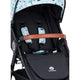 Carucior sport, Petite&Mars, Street+ Air, Include capotina impermeabila Editie limitata, Cu fereastra, husa picioare, cos de bagaje, Cu roti gonflabile, Centura de siguranta in 5 puncte, Pana la 25 kg, 6 luni+, Ocean