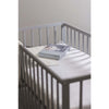 Cearceaf cu eleastic, Petite&Mars, Soft Dream, Din Jersey, Lavabil la masina pana la 40 de garde, 120x60 cm, Alb