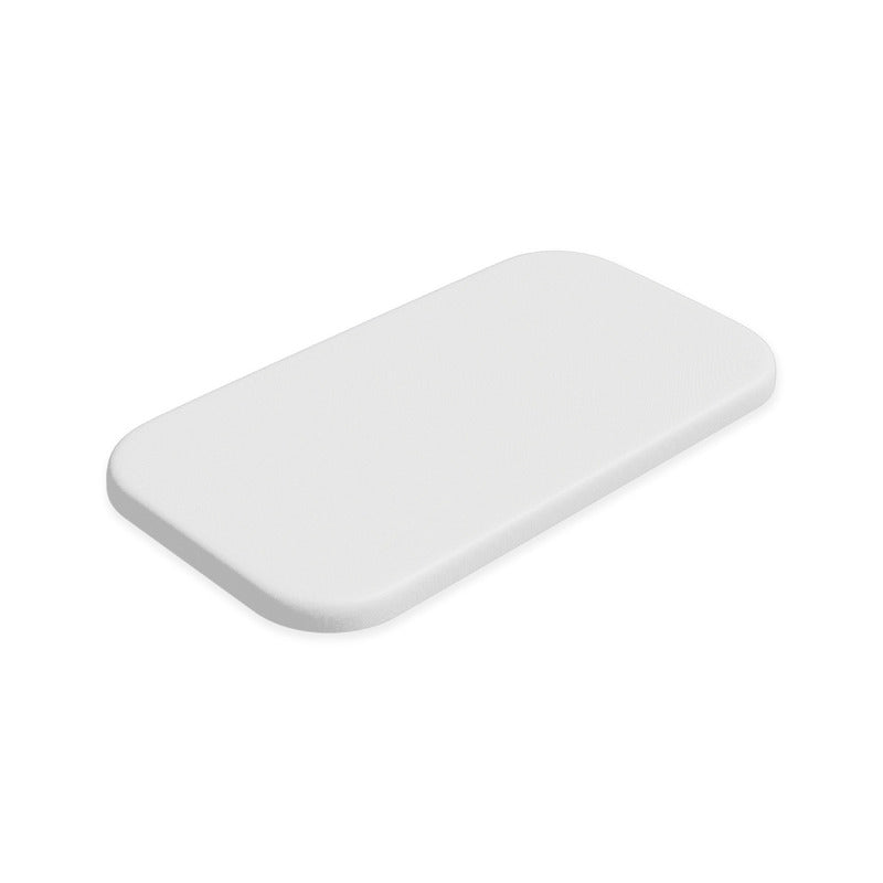 Cearceaf cu elastic, Petite&Mars, Impermeabil, Pentru patut co-sleeper, Din bumbac, 84x50 cm, 0 luni+, Alb