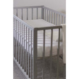 Cearceaf cu elastic, Petite&Mars, Soft Dream Dry, Impermeabil, Lavabil la masina pana la 95 de garde, 120x60 cm, Gri
