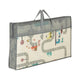 Covoras de joaca, Petite&Mars, Reversibil, Include geanta pentru transport, Pliabil si impermeabil, Non-toxic, 197 x 147 x 1 cm, Oras, 0 luni+, Multicolor