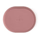 Farfurie compartimentata, Petite&Mars, Take&Match, Ovala, Cu ventuza si 3 compartimente, Silicon, Fara BPA, 630 ml, 6 luni+, Roz