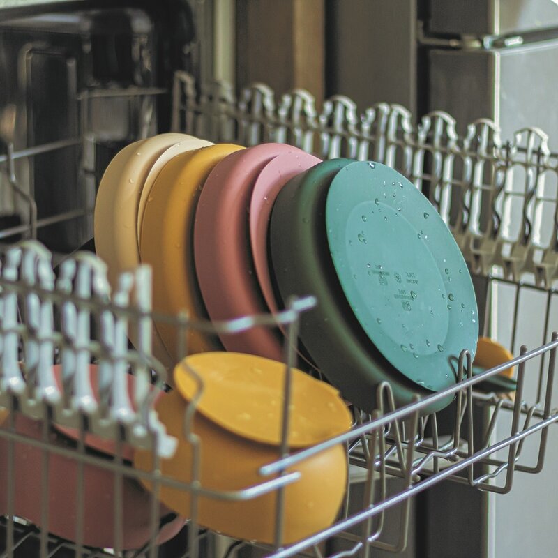Farfurie, Petite&Mars, Take&Match, Din silicon, Cu ventuza, Fara BPA, 6 luni+, 400 ml, Bej - gogobaby.ro
