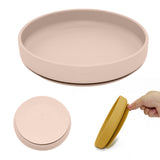 Farfurie, Petite&Mars, Take&Match, Din silicon, Cu ventuza, Fara BPA, 6 luni+, 400 ml, Bej