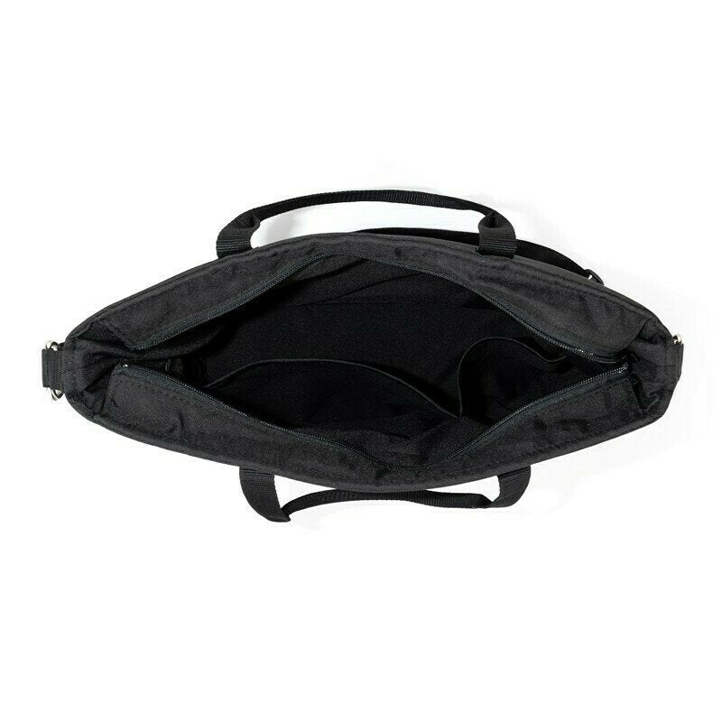 Geanta pentru mamici, Petite&Mars, Impermeabila, Cu 4 compartimente, 45 x 30 x 12 cm, Negru