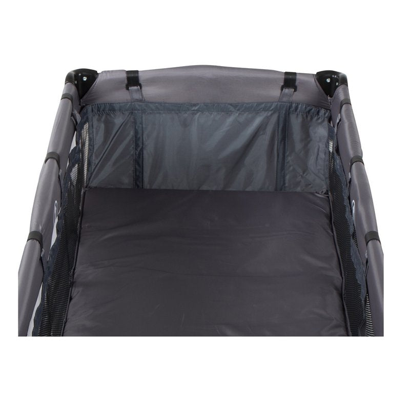 Nivel suplimentar, Petite&Mars, Pentru patut pliant 120x60 cm, Sustine pana la 8 kg, Prindere universala, Gri - gogobaby.ro