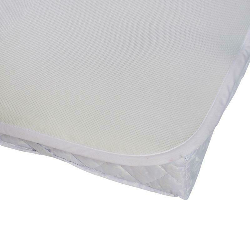 Protectie impermeabila, Petite&Mars, pentru saltea, Antitranspiratie, 3 straturi, 120x60 cm, Alb - gogobaby.ro