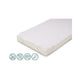 Protectie impermeabila, Petite&Mars, Pentru saltele de 120x60, Cu benzi elastice, Alb