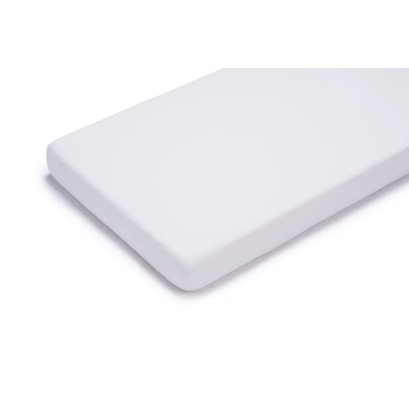 Cearceaf cu elastic, Petite&Mars, Soft Dream Dry, Impermeabil, Lavabil la masina pana la 95 de garde, 120x60 cm, Alb