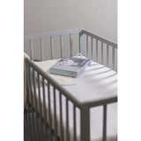Cearceaf cu elastic, Petite&Mars, Soft Dream Dry, Impermeabil, Lavabil la masina pana la 95 de garde, 120x60 cm, Alb