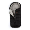 Sac de iarna, Petite&Mars, Jibot, Pentru carucior, landou sau scaun auto, 100x48 cm, Impermeabil, Cu elemente reflectorizante, Extensibil, 3 in 1, Black