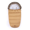 Sac de iarna, Petite&Mars, Comfy, 4 in 1, Impermeabil,Cu blanita si interior din fleece, Universal, Pentru carucior, 100 x 55 cm, Caramel
