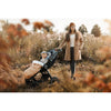 Sac de iarna, Petite&Mars, Comfy, 4 in 1, Impermeabil,Cu blanita si interior din fleece, Universal, Pentru carucior, 100 x 55 cm, Caramel