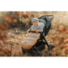 Sac de iarna, Petite&Mars, Comfy, 4 in 1, Impermeabil,Cu blanita si interior din fleece, Universal, Pentru carucior, 100 x 55 cm, Caramel