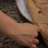 Sac de iarna, Petite&Mars, Comfy, 4 in 1, Impermeabil,Cu blanita si interior din fleece, Universal, Pentru carucior, 100 x 55 cm, Caramel