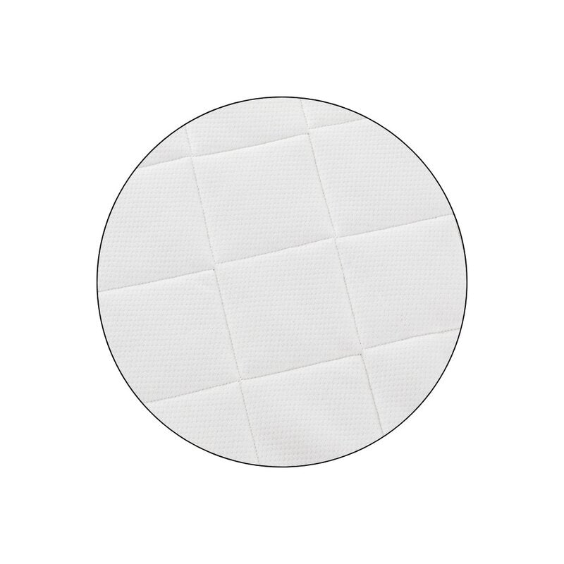 Saltea pentru patut, Petite&Mars, Coco Dream, Cocos-Spuma, Cu husa detasabila, 120x60x8 cm, Alb