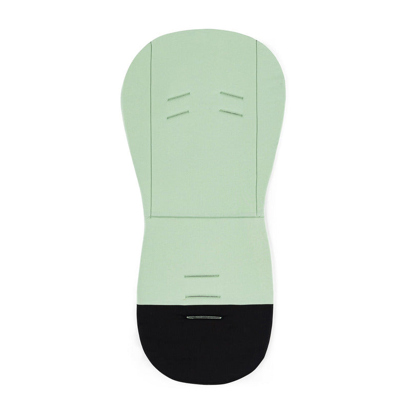 Salteluta pentru carucior , Petite&Mars, Din spuma cu memorie, 86 x 42 cm, Reversibila, Universala, Din bumbac, Design copacei, Verde - gogobaby.ro
