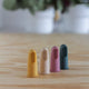 Set 2 periute de dinti pentru deget, Petite&Mars, Cu peri moi, Silicon, Include cutie depozitare, 0 luni+, Galben/Verde