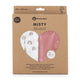 Set 2 scutece, Petite&Mars, Misty Rose Rainbow, Din muselina de bambus, Hipoalergenice, Dimensiuni mari 120 x 120 cm, Certificate Oeko Tex Standard 100, Multicolor