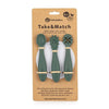 Set 3 lingurite, Petite&Mars, Diverse forme, Pentru supa, paste, alimente usoare, Dezvolta simturile si abilitatile senzoriale, Silicon, Fara BPA, 6 luni+, Verde