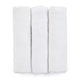Set 3 scutece, Petite&Mars, Moussy Total White, Din muselina de bambus, Hipoalergenice, 68 x 68 cm, Certificate Oeko Tex Standard 100, Alb