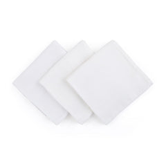 Set 3 scutece, Petite&Mars, Moussy Total White, Din muselina de bambus, Hipoalergenice, 68 x 68 cm, Certificate Oeko Tex Standard 100, Alb