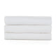 Set 3 scutece, Petite&Mars, Moussy Total White, Din muselina de bambus, Hipoalergenice, 68 x 68 cm, Certificate Oeko Tex Standard 100, Alb