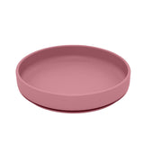 Set de hranire, Petite&Mars, Cu farfurie, Bol si tacamuri, Din silicon fara BFA, Roz