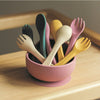 Set tacamuri, Petite&Mars, Take&Match, Din silicon, Fara BPA 6 luni+, Ocru