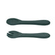 Set tacamuri, Petite&Mars, Take&Match, Din silicon, Fara BPA 6 luni+, Verde inchis