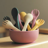 Set tacamuri, Petite&Mars, Take&Match, Din silicon, Fara BPA 6 luni+, Bej