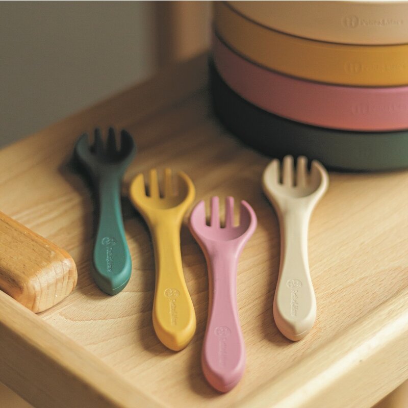 Set tacamuri, Petite&Mars, Take&Match, Din silicon, Fara BPA 6 luni+, Roz