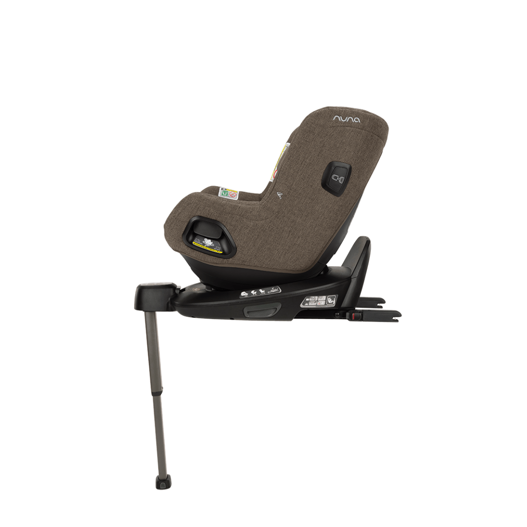 Nuna - Set Scaun auto rotativ i-Size TODL next Pistachio, 40-105 cm + Baza isofix BASE next i-Size pentru TODL next, testat ADAC