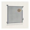 Poarta de siguranta, Lionelo, Thea, Textila, Ofera vizibilitate, Retractabila, Mecanism dublu de blocare, Montaj universal, 80x140 cm, Conform cu standardul european de securitate EN1930, Gri