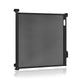 Poarta de siguranta, Lionelo, Thea, Cu suruburi, Textila, Retractabila, Mecanism dublu de blocare, Montaj universal, 95x140 cm, Conform cu standardul european de securitate EN1930, Negru